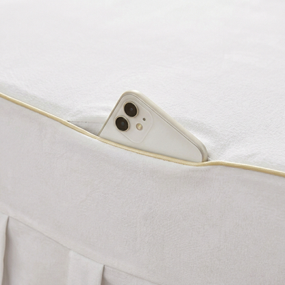 Premium Fitted Sheet with Skirt Massage Table Cover