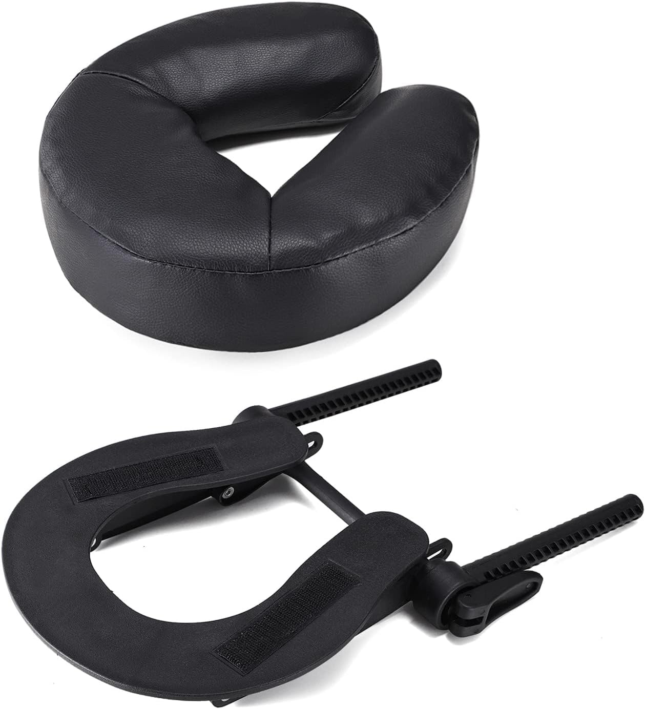 Universal Massage Table Face Cradle & Cushion, Adjustable Massage Bed Headrest & Face Pillow Support