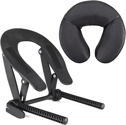 Universal Massage Table Face Cradle & Cushion, Adjustable Massage Bed Headrest & Face Pillow Support